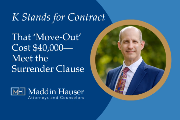 Surrender Clause Featured Image