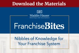 Franchise Bites Materials 2025